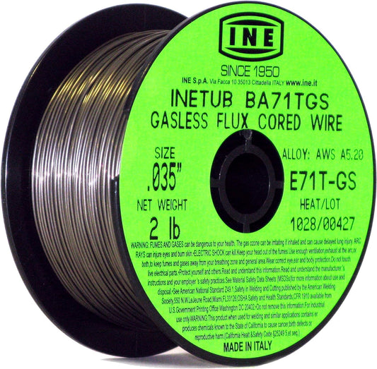 INETUB BA71TGS .035-Inch on 2-Pound Spool Carbon Steel Gasless Flux Cored Welding Wire